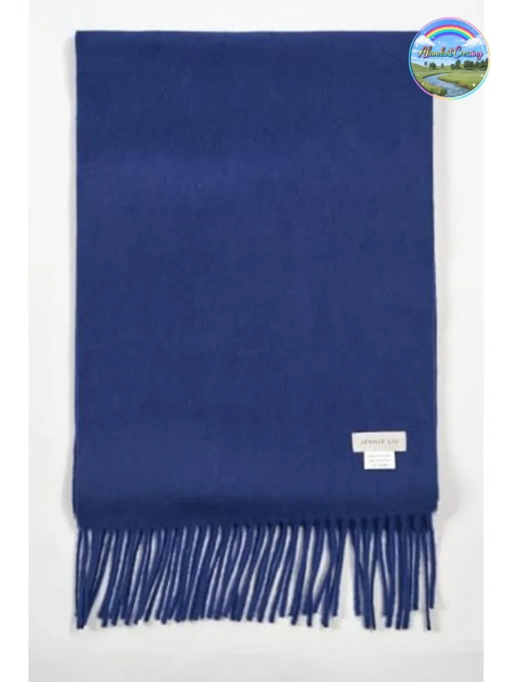 100% Pure Cashmere Scarf - Watermark Finish Lightweight Winter Neck Warmer